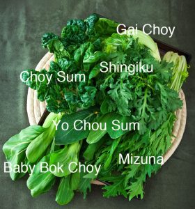 Asian Green Varieties